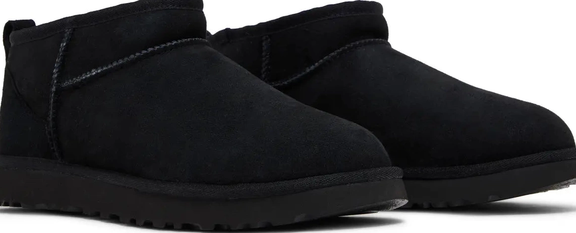 Mini UGG W Black Classic Ultra 0728